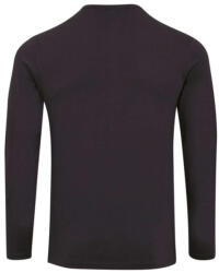 Premier PR218 férfi gombos nyakú felgombolható hosszú ujjú sztreccspóló Premier, Black-M (pr218bl-m)
