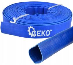 GEKO Gumitömlő Vízszivattyúhoz Pvc Tűzoltótömlő 2'' 30M Erős Szivattyúhoz 52MM (G70014)