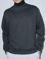 American Apparel AAf4575 Unisex garbónyakas pulóver American Apparel, Darkheather Grey-M (aaf4575dhgr-bl-m)