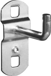  Tesda ESD perforált falhoz szerszámtartó kampó, függőleges véggel, 50 mm