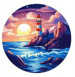 Ideyka Festés Számok Szerint Kerek Keret A Szélén (KHO-R1044)