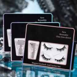  Z'lraqi Beauty Mágneses Szempillák Ragasztó Nélkül Természetes 3D C Ív 2 Pár MIX-2