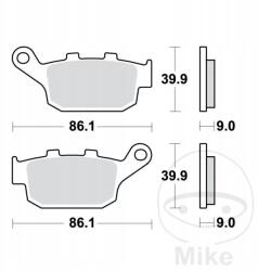 TRW Hátsó fékbetét Trw MCB841SH
