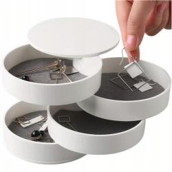  Ékszerdoboz Kerek Láda Rendszerező Elegáns Tok (ID 111)