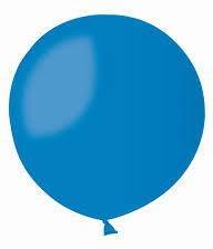 Balloons4party Balon latex jumbo albastru 90 cm