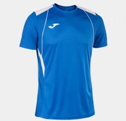 Joma CHAMPIONSHIP VII SHORT SLEEVE T-SHIRT dressz / póló azúrkék fehér 2XS
