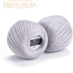 YARNART LILY Horgoló cérna - Világos szürke