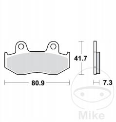 TRW Első fékbetét Trw MCB534SI