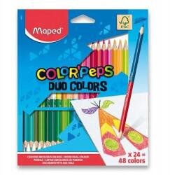 Maped Color'Peps Duo kétoldalas zsírkréták, 48 szín (829602)