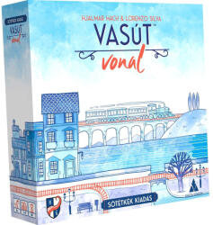 Vasút vonal - Sötétkék kiadás társasjáték - tarsas