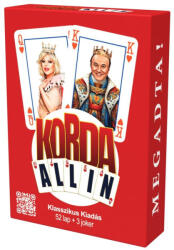 KORDA ALL IN - Klasszik Francia kártya (52lap+3Joker) - tarsas