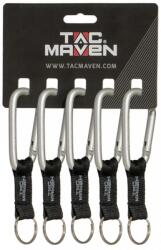 OSTATNÉ TAC MAVEN Karabína 8mm alumínium - ezüst (D25029-02SIL)