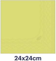 Tork Koktélszalvéta tissue 2 rétegű "lime" 24x24 cm 200 lap/csomag - Tork