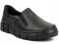 Wasak Női Félcipő Wasak 0704 Bebújós Bőr Fekete (0704 BK)