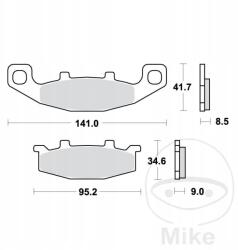 TRW MCB569SV első fékbetét