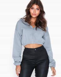NLY Trend Rövid Kék Pulóver, kapucnival, Size S