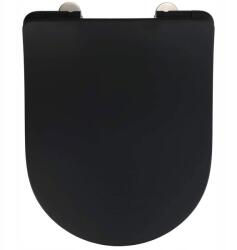 WENKO Wc-ülőke Fekete Duroplast Sedilo Wenko (23827100)