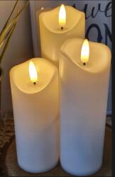 Cortina Gyertya Utántöltő Led Láng Effekt 9, 5 cm elem a csomagban (1/21/WAX)