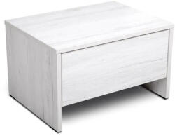 Ergodesign Noptiera cu 1 sertar Bianca (Noptiera Bianca)