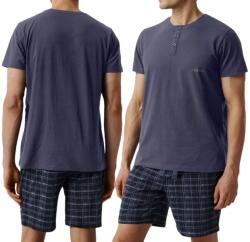 Atlantic Férfi rövid ujjú pizsama Atlantic bársonyos és kényelmes NMP-380 L (NMP-380-DEN_GRA)