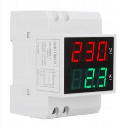  Árammérő, feszültség, digitális, 100A, DIN sínre szerelhető (1021230118611)