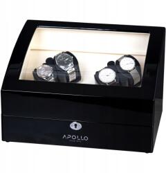 Apollo Rotomat Apollo 4 +6 Premium Since 1973 karóra (AL-1012S BK-WL)