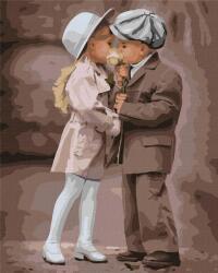 Ideyka Festmény számok szerint Első rózsa 40x50cm (KHO4833)