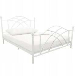 Timeless Tools Lotti fém ágykeret ajándék ágyráccsal, -Fehér 90x200 cm (HOP1001132-2)