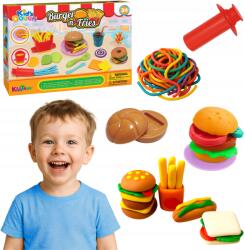 Happy Kiddo Gyurma tészta, tészta, gép sütemény gyurma, gyurma, Burger (greg34t343)