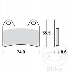 TRW MCB683CRQ Ktm Trw első fékbetét