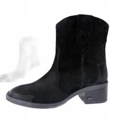 CheBello bakancs 4788, bőr, fekete velúr, Size 39 (4788)