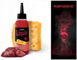 Delphin Utántöltő Delphin Fluo Dip D-Snax LiquiX 100ml Sajt Máj (101003540)