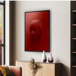 Schuller Valencia Tablou / Basorelief decoratiune perete Red Face 90X120cm (SV-302043)