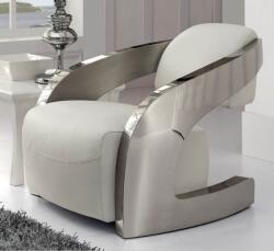 Schuller Valencia Fotoliu confortabil din piele italiana alba Armchair 532115 (SV-532115)