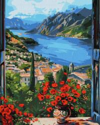 Ideyka Festmény számok szerint Kikötő a hegyekben 40x50cm (KHO2904)