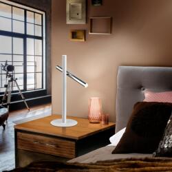 Schuller Lampa de masa LED design modern minimalist Varas alb/crom SV-373581 (SV-373581)
