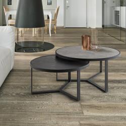 Schuller Valencia Set de 2 Masute de cafea design modern Naira gri/piatra neagra (SV-719124) Masa de cafea