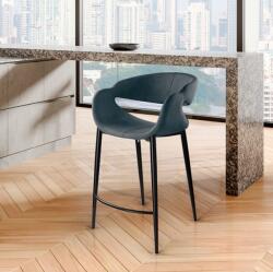 Schuller Valencia Scaun de bar design elegant Giro albastru inchis (SV-629379)