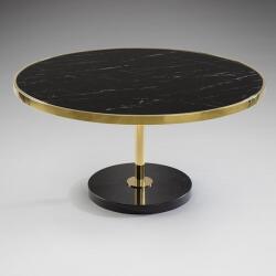 Schuller Valencia Masuta de cafea design modern Dekala D90 negru/auriu (SV-258326) Masa de cafea