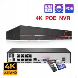 G-VISION Ip Dvr 16Kamera 8 x Poe 4K 8MPX Távirányító Bluetooth Egér (Rejestrator IP)