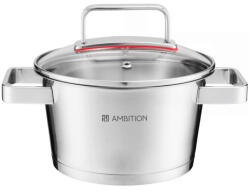 Ambition Oala inox cu capac 24cm, 5.3L, Selection (60847)