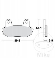 EBC Trw MCB537 első fékbetét