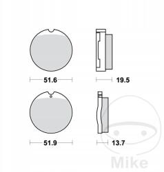 TRW MCB35 Trw első fékbetétek