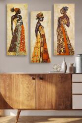 Marvellous Tablou MDF Lusaka, 3 bucati, Multicolor, 50x70 cm (537MRV5158)
