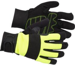 Strend Pro Manusi piele sintetica, spandex, intarite, negru si galben, marimea 10/XL, Strend Pro Zarso (3134245) - artool
