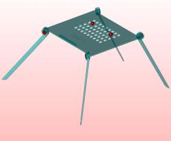 LapTab Rázkódásgátló Laptop Asztal Nélkülözhetetlen Egyenetlen Felületekhez (226652)