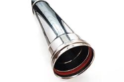 Niko Burlan Inox O 100 cazan peleti 500mm (TSP50/100/P1)