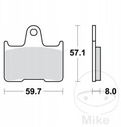 TRW Hátsó fékbetét Trw MCB691SH