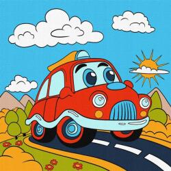 Ideyka Számfestés Vicces utazás 25x25cm (KHO6105)