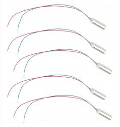  5x Vibrációs motor vízálló hengeres 3, 7V 14500 /fordulat min (878241)